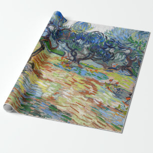Papel De Regalo Vincent van Gogh - Olivos: Cielo azul brillante