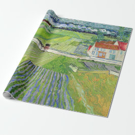 Papel De Regalo Vincent van Gogh - Paisaje con Carriaje y Tren