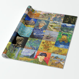 Papel De Regalo Vincent van Gogh - Piquetas maestras del mosaico