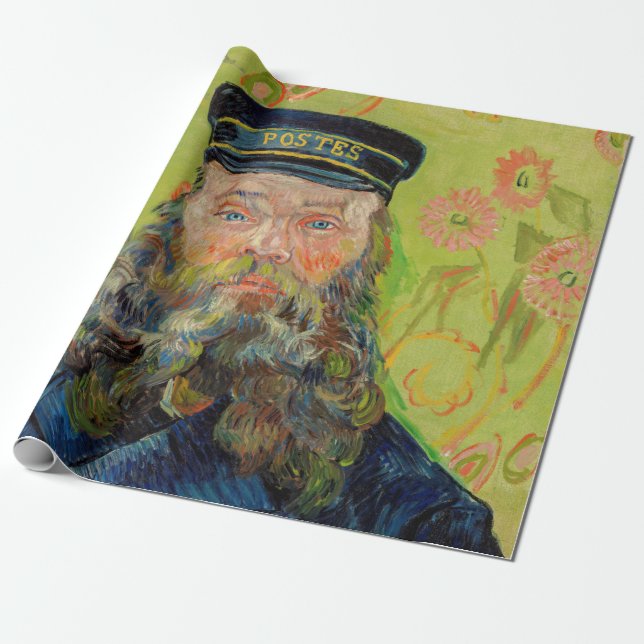 Papel De Regalo Vincent Van Gogh - Postman Joseph Roulin (Desenrollado)