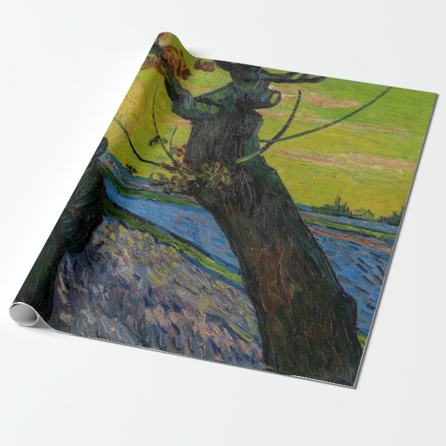Papel De Regalo Vincent van Gogh - The Sower (Desenrollado)