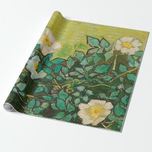 Papel De Regalo Vincent Van Gogh Wild Rosas Bella Artes