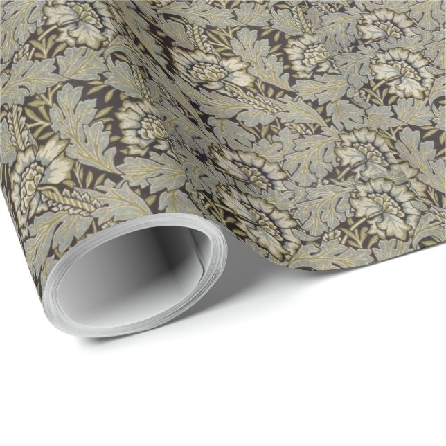 Papel De Regalo Viñeta William Morris Anemone de 1876 (Esquina del rollo)