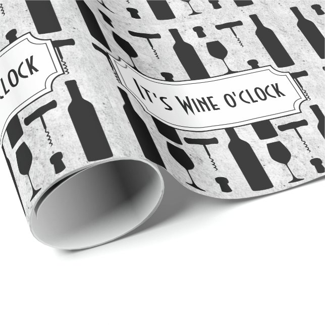 Papel De Regalo Vino (Esquina del rollo)