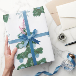 PAPEL DE REGALO VINTACIÓN AZUL Y VERDE