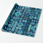 Papel De Regalo Vintage Aloha Gift Wrap | Pua Blue<br><div class="desc">Give your gifts a vintage tropical vibe with this custom designed gift wrap by Commuter Industries for Mid-Century Maurer. Inspired by patterns from vintage Hawaiian Aloha shirts of the '50s, '60s, and '70s, this design will bring the spirit of the Islands to any occasion. Printed on high quality bond paper...</div>