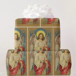 Papel De Regalo Vintage Angel Christmas Greetings Superior Calidad<br><div class="desc">Vintage Angel Christmas Greetings Superior Calidad Papel Acondicionado</div>