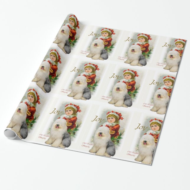 Papel De Regalo Vintage Christmas (Desenrollado)