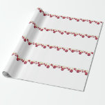 Papel De Regalo Vintage Christmas<br><div class="desc">Este es un Navidad de bolas decorativo de época que envuelve papel. Este es un regalo personalizado para todas las ocasiones.</div>