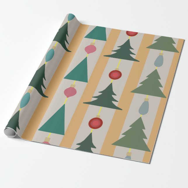 Papel De Regalo Vintage Christmas (Desenrollado)