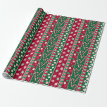 Papel De Regalo Vintage Christmas Candies<br><div class="desc">Este Navidad envuelto de papel tiene un vintage dulces navideños rayas con todos los viejos caramelos de Navidades de moda de antaño para una sensación de nostalgia. Has cortado caramelos rocosos con árboles bonitos, estrellas y uno que dice Feliz Navidad. Hay dulces de hierbabuena de menta y de invierno, así...</div>