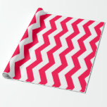 Papel De Regalo Vintage Christmas Classic Red White Stripes de mod<br><div class="desc">Papel de ajuste de plantilla de rayas blancas rojas clásico de Navidad vintage.</div>