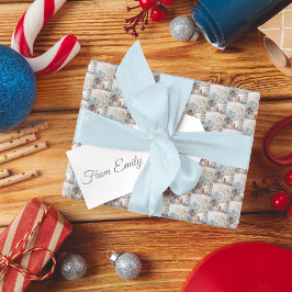 Papel De Regalo Vintage Christmas Donkey Kitten