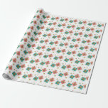 Papel De Regalo Vintage Christmas Holiday Tree<br><div class="desc">Este es el papel de envoltura del Árbol de Navidad Vintage. Este es un regalo personalizado para todas las ocasiones.</div>
