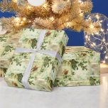Papel De Regalo Vintage Christmas Holly and Birds<br><div class="desc">Vintage Christmas Holly and Birds Asegúrese de que cada regalo que le des tiene una capa de amor creando papel de envoltura de personalizados. Nuestro papel de regalo está disponible en cuatro tipos de papel de gran calidad y en cinco tamaños para que puedas combinarlos a tu gusto. ¡La presentación...</div>