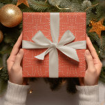 Papel De Regalo Vintage Christmas Naranja patrón sin inconveniente<br><div class="desc">Vintage Christmas Naranja patrón sin inconvenientes</div>
