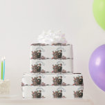 Papel De Regalo Vintage christmas santa claus<br><div class="desc">Vintage navidad santa claus papel de envolver. Papel de envoltura de regalo.</div>