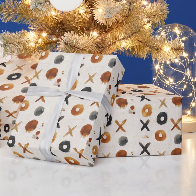 Papel De Regalo Vintage Coffee Stained XOXO  (Vacaciones)