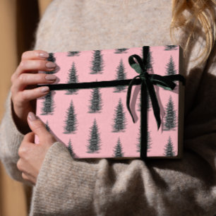 Papel De Regalo Vintage esmeralda de picor minimalista alegre navi