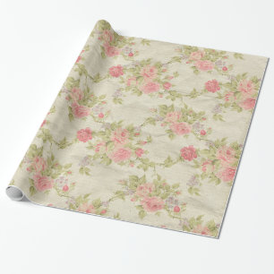 Papel De Regalo Vintage floral