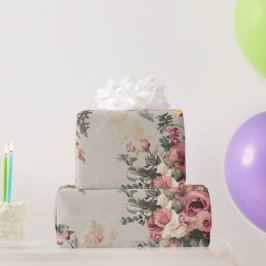 Papel De Regalo Vintage Floral