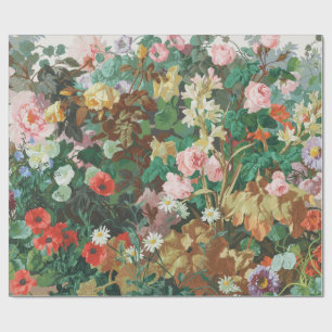 Papel De Regalo Vintage Floral Jardin d'Hiver de Edouard Müller