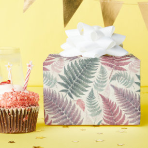 Papel De Regalo Vintage Forest Ferns Botanical Print