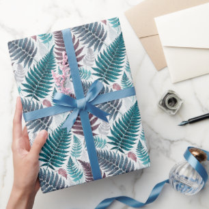 Papel De Regalo Vintage Forest Ferns Botanical Print