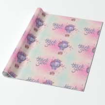 Vintage Gracias A Hot Air Balloon