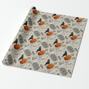 Papel De Regalo Vintage Halloween