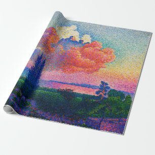 Papel De Regalo Vintage La pintura de la nube rosa (1896)