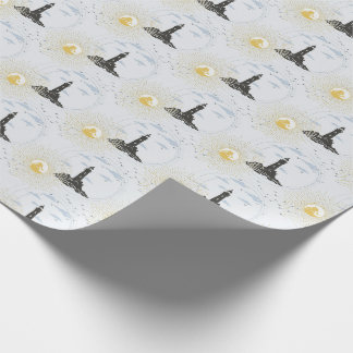 Papel De Regalo Vintage Lighthouse Illustration Pattern Wrapping P