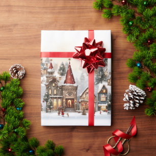 Papel De Regalo Vintage Merry Christmas