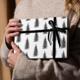 Papel De Regalo Vintage minimalista fresco alegre navidad