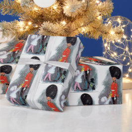 Papel De Regalo Vintage navideña con envoltura infantil