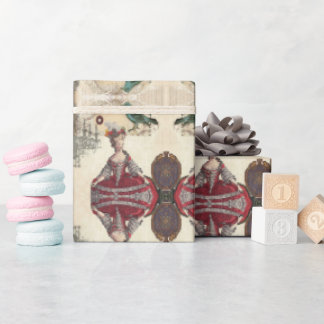 Papel De Regalo Vintage Paris Tea Fiesta Cumpleaños Marie Antoinet