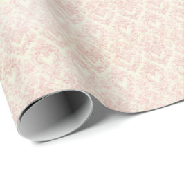 Papel De Regalo Vintage Pink Coquette Wrapping Paper