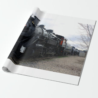 Papel De Regalo Vintage Railroad Steam Train