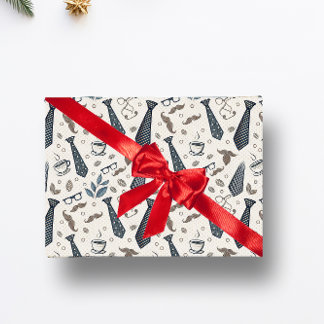 Papel De Regalo Vintage Regalo del Padre Rústico para él
