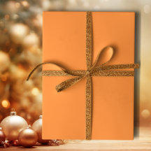 Vintage Retro Orange Solid Color