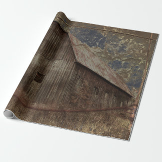 Papel De Regalo Vintage Rústica Gris Oscuro Tan Textura del cielo