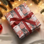 Papel De Regalo Vintage Santa Claus con fondo negro de cuerda<br><div class="desc">Bonito y vintage papel envolvente de Santa Claus. Versión de fondo negro. Una de nuestras marcas más populares. Envuelve a tus Navidades en retro este año. También disponible: fondo blanco en nuestra tienda.</div>