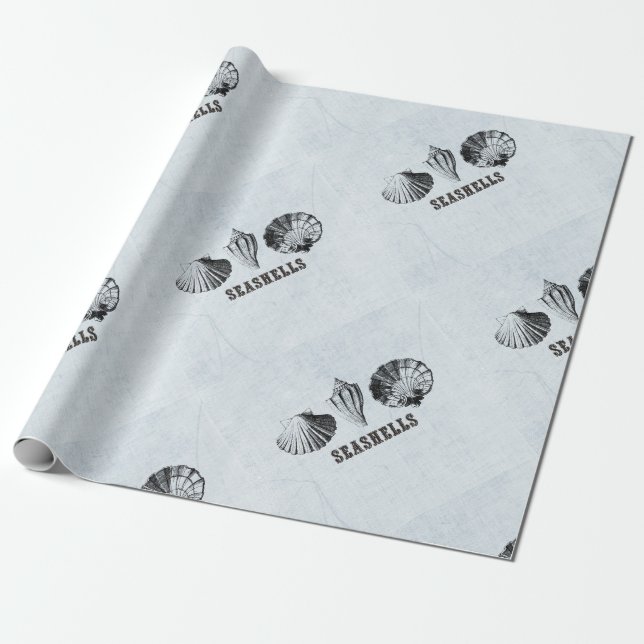 Papel De Regalo Vintage Seasheles (Desenrollado)