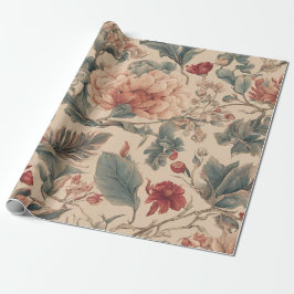 Papel De Regalo Vintage Tropical