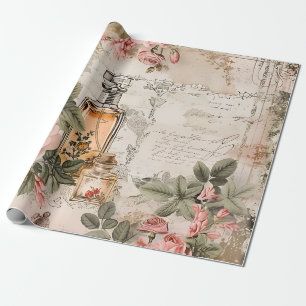 Papel De Regalo Vintage Victorian Perfume Decoupage