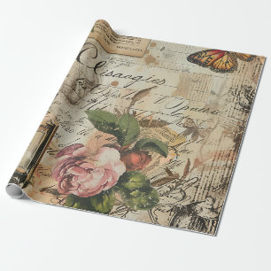Papel De Regalo Vintage Victorian Perfume Decoupage