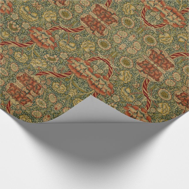 Papel De Regalo Vintage Wandle de William Morris (Esquina)