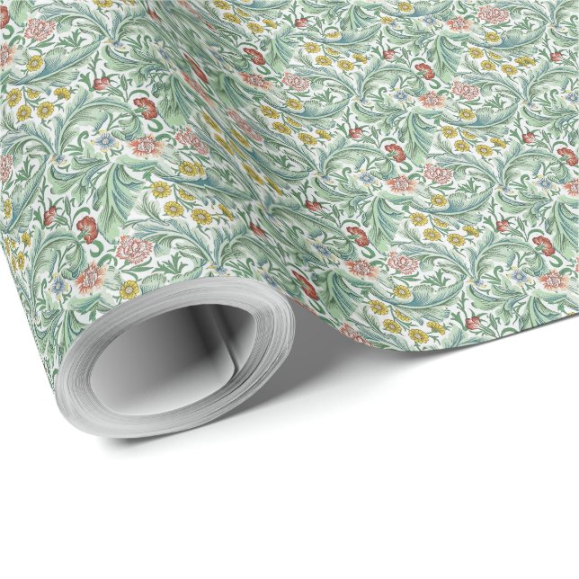Papel De Regalo Vintage William Morris Leicester (Esquina del rollo)