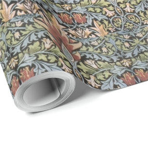 Papel De Regalo Vintage William Morris Snakehead