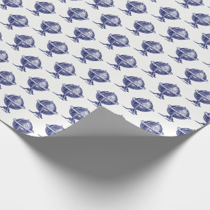 Papel De Regalo Vintage World Globe Lithograph Drawing Naval